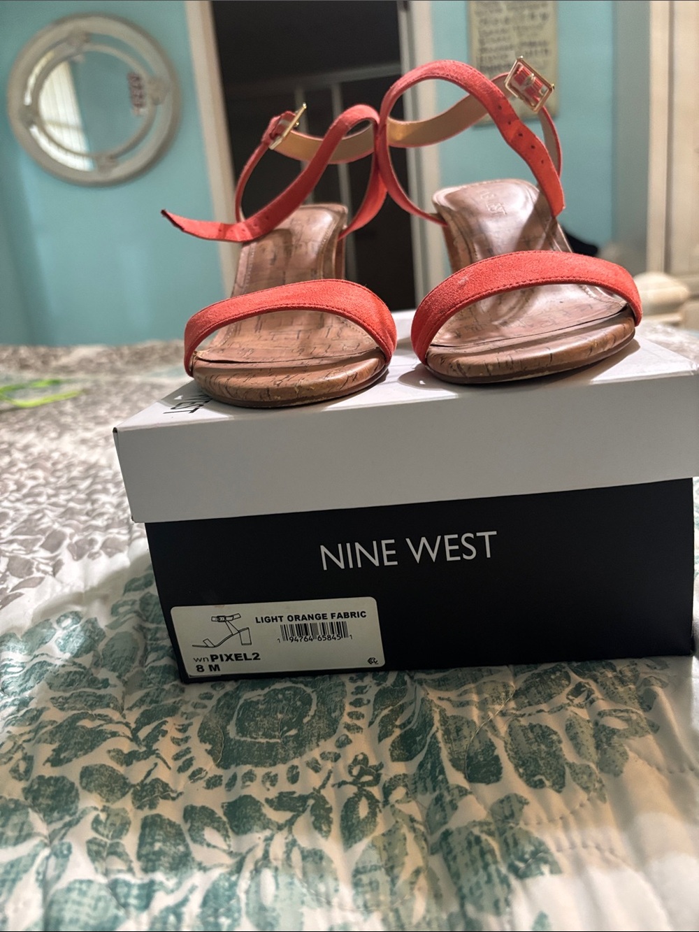Nine West Coral Strappy Ankle-Heel Sandals